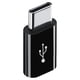 thumbnail image 1 of Injueey Adaptador tipo c Micro Usb a tipo C Conectores de cargador para S8 S9 Plus Note 8 9 Tipo c a Usb-c Cable USB negro Teléfono y Comunicación, 1 of 6