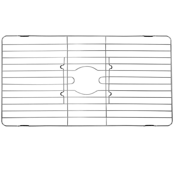 Better Houseware Protège-Évier en Acier Inoxydable Tapis d'Évier Support d'Évier en Acier Inoxydable pour Dessous d'Évier Protecteurs pour Éviers de Cuisine 18 x 12 x 1