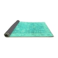 thumbnail image 2 of Ahgly Company Indoor Rectangle Oriental Turquoise Blue Traditional Area Rugs, 8' x 12', 2 of 4