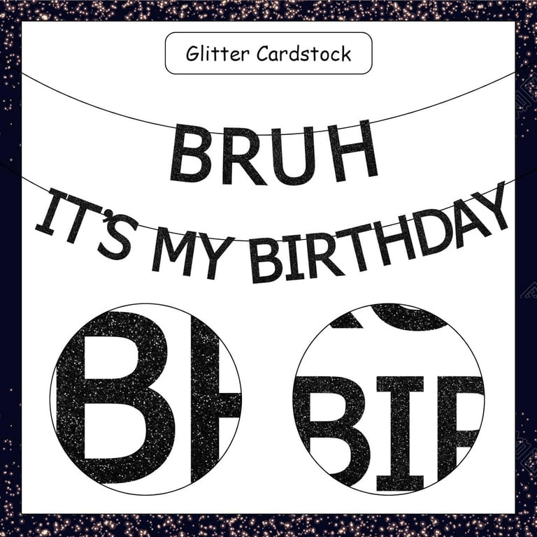 "Bruh I'm 14" Birthday Decor Set - Banner, Cake Topper, Balloons For Teen Boy Party