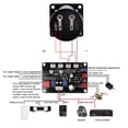 thumbnail image 3 of VU Meter Header, High Accuracy White LED Intuitive Display VU Meter Sturdy Practical Pointer Dial Wide Usage  for DIY, 3 of 7