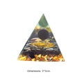 thumbnail image 3 of Pirámide De Cristal Orgonite Pyramid Healing Chakra Reiki Meditación Orgone Energy Generator Crafts Likrtyny Libre de BPA, 3 of 3