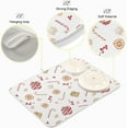 thumbnail image 4 of Dish Drying Mat, Christmas Watercolor Lemon Gift Microfiber Kitchen Dish Pads Super Absorbent Dish Drainer Mat Fast Drying Heat-resistant Drying Mat for Kitchen Counter, 16"x18", 4 of 7