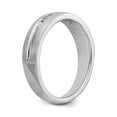 thumbnail image 6 of 14K White Gold Ring Band Wedding Diamond Round Men's , Size 9, 6 of 7