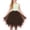 Coffee, variant on Girls Tu1u Skirt Summer Casual Mesh Plain Fluff1 A Line Princess Ballet Dance Tulle Petticoat Tween Cute Trendy Skort