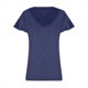 thumbnail image 4 of ICHUANYI Clearance Women's Summer Fashion Solid Color Ruffle Sleeve Short Sleeve Top T-shirt(Navy, L) ICHUANYI WER2023081018173, 4 of 7