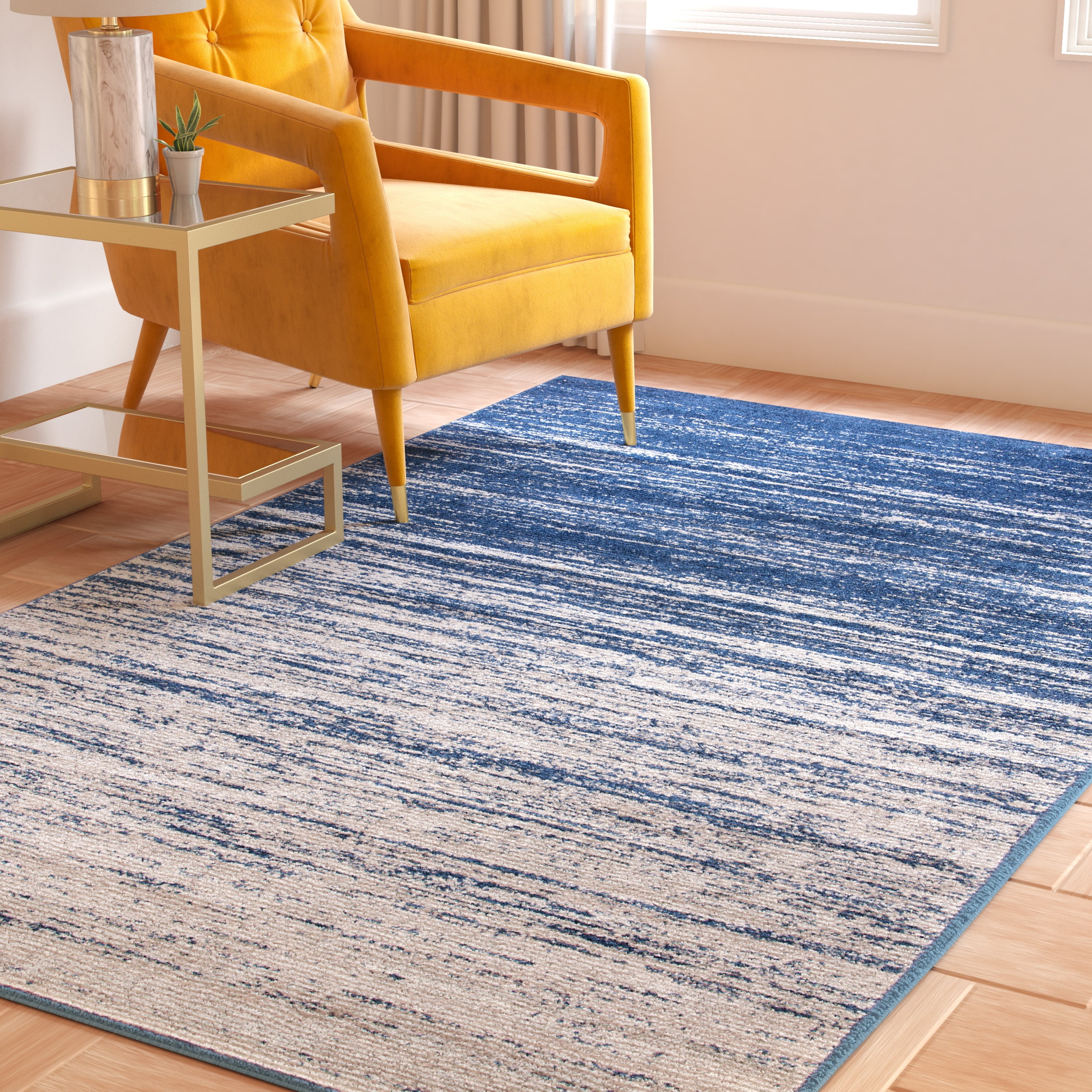 Safavieh Adirondack Esmond Striped Area Rug, Navy/Gray, 6' x 8'