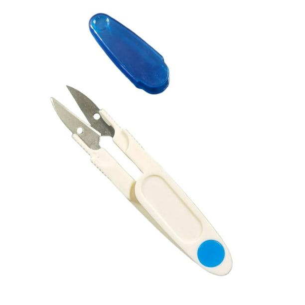 Wosthever Tijeras de costura en forma de U Tijeras de bricolaje Tijera artesanal para punto de cruz diario Artesanía Azul Wosthever HA060359-04