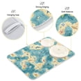 thumbnail image 4 of Sea Islands Fish Seaweed Dish Drying Mat 18x24 Absorbent Microfiber Draining Rack Pad for Kitchen Counter Sink, 4 of 8