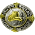 thumbnail image 2 of Moranse Religion Cross Cowboy Kneeling Prayer And Horse Design Belt Buckles, 2 of 5