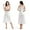 White, variant on XBASW Women's Satin Slip Nightgowns 1PCS Adjustable Strap Sleepwear Silky Long Nightdress V Neck Under Dress