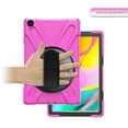 thumbnail image 7 of XYX Case for Samsung Galaxy Tab A 10.1 2019 SM-T510/SM-T515 with 360 Degree Rotating, Hand Strap, Shoulder Strap, Rose, 7 of 7