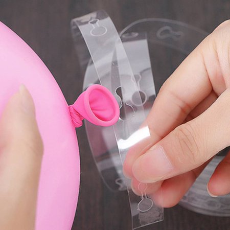 5m Transparent Balloon Chain Arch Connect Strip Holder Plastic