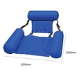 thumbnail image 4 of Silla de piscina inflable de espuma flotante hamaca portátil flotador salón Azul Sunnimix Hamaca flotante de piscina, 4 of 4
