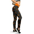 thumbnail image 1 of QELUSQELUS Women Halloween Yoga Sport Jegging Pant Printed Skinny Leggings, 1 of 2