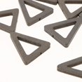 thumbnail image 4 of EHJRE 20pcs Wooden Triangle Charm for Jewelry Making Crafting Ears Drop Charms Gray, 4 of 8