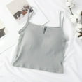 thumbnail image 5 of SHITINN Compression Top Men Bodysuit Shelf Bra Camisoles Adjustable Spaghetti Strap Tank Tops Basic Layer, 5 of 6
