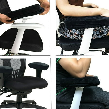 pads chair elbow ergonomic cushion foam memory rest arm pair covers office