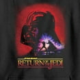thumbnail image 2 of Boy's Star Wars: Return of the Jedi Return of the Jedi Darth Vader Battle Scene Portrait  Pull Over Hoodie Black Large, 2 of 4