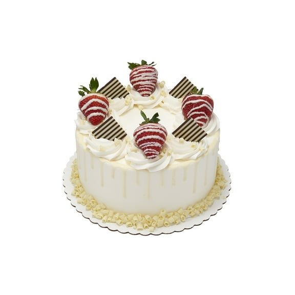 WHITE CHOCOLATE INDULGENCE ROUND CAKE