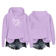 thumbnail image 3 of XXWXYD Youth Hoodie Sweatshirt Boys Girls Fleece Pullover Top Fashion Kids Teen Casual Winter Warm Cozy Loungewear Streetwear Everyday Outerwear, 3 of 7