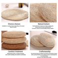 thumbnail image 5 of Coussin de Méditation Yoga Rond en Paille avec Rembourrage en Soie, 5 of 5