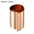 thumbnail image 3 of Copper Sheet Roll, Metal Foil Plate 1000mm x 60mm x 0.5mm, 1 Pack, 3 of 5