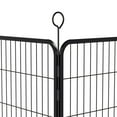 thumbnail image 6 of 40 Inch Dog Playpen, 16 Panels Heavy Duty Metal Pet Exercise Pen Indoor Outdoor Fence Panels Rust-Resistant, Removable, Tool-Free Setup Anti-Skid, Expandable Design, 6 of 14