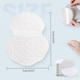 thumbnail image 6 of Underarm Sweat Pads, Armpit Pads for Hyperhidrosis Treatment,For Men and Women Comfortable, Non Visible, Extra Adhesive, Disposable Arm Pit Sweat Guards For Armpit Protection, 6 of 7