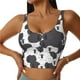 thumbnail image 1 of Fotbe Black And White Sheeps Sujetador Deportivo Largo sin Aros para Mujer con Almohadillas y Soporte Medio, Transpirable y Absorbente, Camiseta Tipo Chaleco o Tank Top-Small, 1 of 8