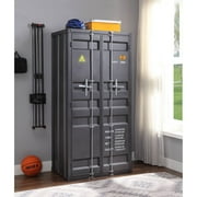 Acme Cargo Wardrobe (Double Door), Gunmetal (1Pc/1Ctn)