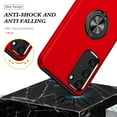 thumbnail image 7 of Allytech Hybrid Case for Samsung Galaxy S24 Plus with 360° Rotatable Ring Kickstand, Soft TPU + Rugged PC, Screen Lens Protection Shockproof Anti-Fall Magnetic Car Mount Back Case - Red, 7 of 7