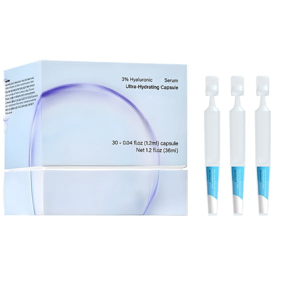 Kokovifyves Vials UltraHydratingHyaluronic Serum UltraHydrating Serum Hydrating Hyaluronic Serum for Face 1.5mlx30pcs