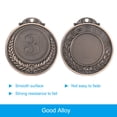 thumbnail image 4 of Uxcell 3rd Award Medals, Round Flat Metal Medals with Wheat Pattern, Copper 6Pcs, 4 of 6