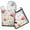 Flowers Butterfly Dragonfly, variant on Flowers and Butterflies Kitchen Oven Mitt and Pot Holder Sets 2 Pcs for Baking, Cooking and Grilling, Heat Resistant Up To 392 °F