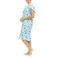 thumbnail image 2 of EZI Women's Plus Cotton-Rich Short Sleeve Darling Nightgown, 2 of 6