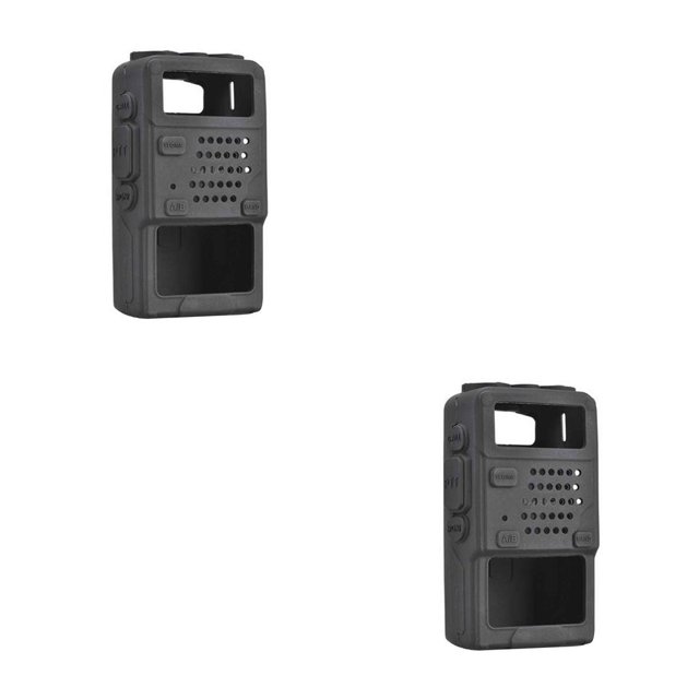Bearachild Funda protectora de silicona para Walkie Talkie, funda protectora portátil para Radio, accesorios para exteriores Type1 NO1