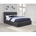 thumbnail image 2 of Nollet 48-inch Upholstered Queen Panel Platform Bed Grey, 2 of 9