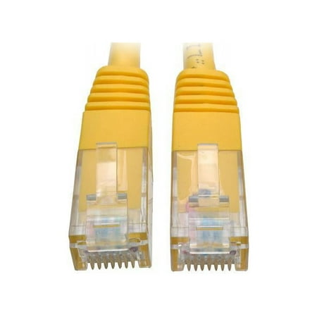UPC: 0037332201874 | Tripp Lite 5ft Cat6 Gigabit Molded Patch Cable RJ45 M/M 550MHz 24AWG Yellow
