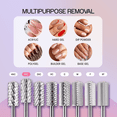 thumbnail image 5 of USA PANA Professional 3/32" Shank Size - Crystal Top Large Barrel Carbide Bit - Nail Drill Bit for Dremel Machine (3X Coarse, Silver), 5 of 7