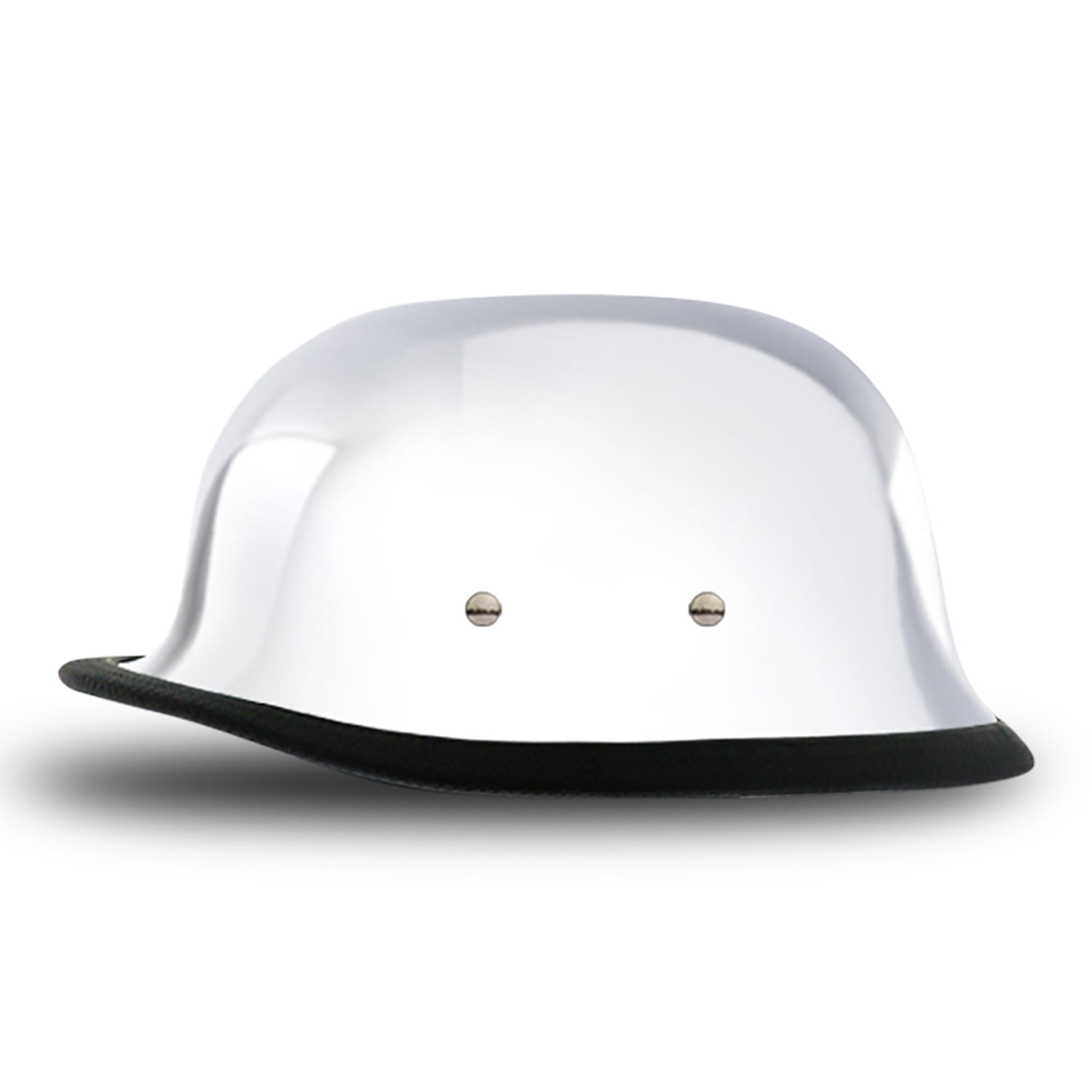 Daytona Helmets Premium Classic German Novelty Motorcycle Helmet, Chrome Mirror