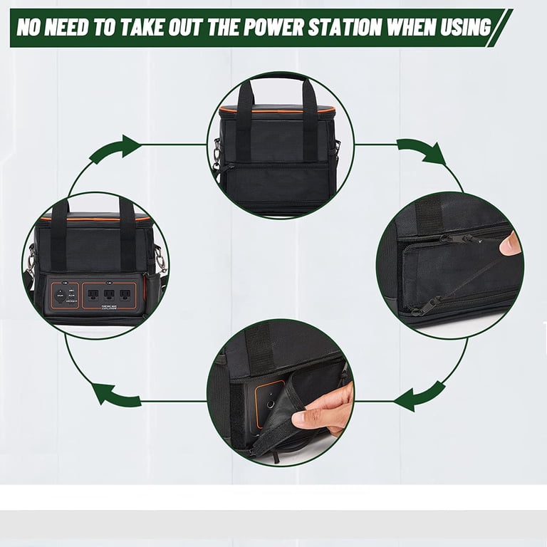 SEMEZUXX Small Camping Charger Generator Bag for Jackery Portable