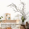 thumbnail image 5 of Artificial Branches, 118 Inches Malleable Fake Plants, Decorative Twigs for Floor Vase, Wall Hanging Vines Rattan Ivy Grapevines for Home Wedding Arch Jungle Decoration, 5 of 6