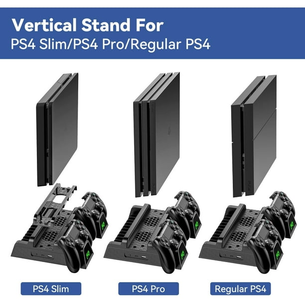 PS4/PS4 Slim/PS4 PRO Support Vertical Avec Ventilateur De