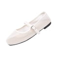 thumbnail image 3 of Willtoo Women's Mesh Ballet Flats Comfortable Dressy Trendy Square Closed Toe Maryjane Flat Shoes, 3 of 7