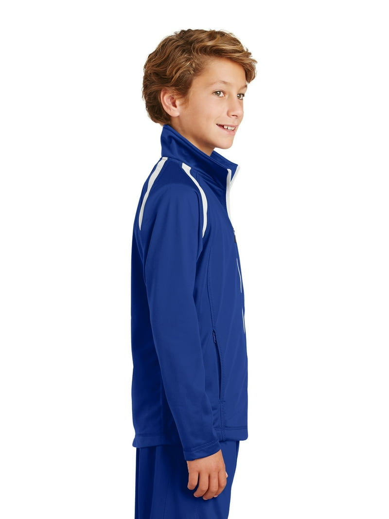 Sport-Tek YST90 Kids Tricot Track Jacket - Walmart.com