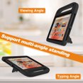 thumbnail image 2 of ELEHOLD for Amazon Fire HD 10 13th Generation 2023 Rugged Case Kids Friendly EVA Full Body Protective Handle Grip Kickstand Function Shockproof Kids Case for Fire HD 10 2023,Black, 2 of 7