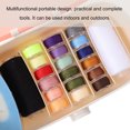 thumbnail image 6 of KONTONTY Portable Pink Sewing Tool Box Dustproof Needle Thread Storage for Home and Travel, 6 of 8