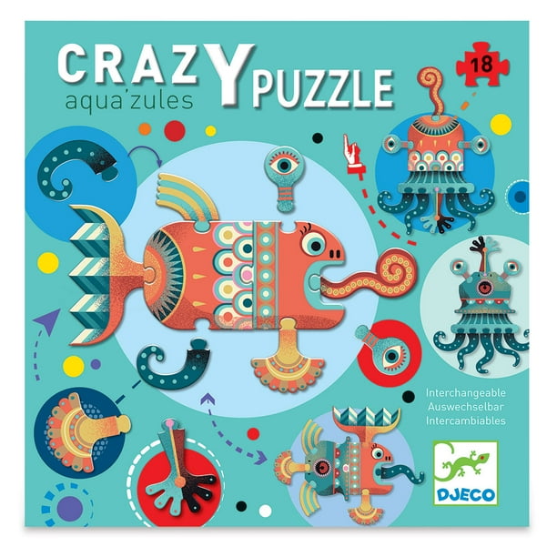 Djeco Giant Floor Puzzle Animal Parade, 56 Pieces