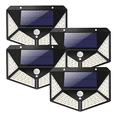 thumbnail image 1 of Lámparas Solares De Pared Para Exterior 4 Pzs Led 15w Negro Eo Safe Imports Negro, 1 of 5